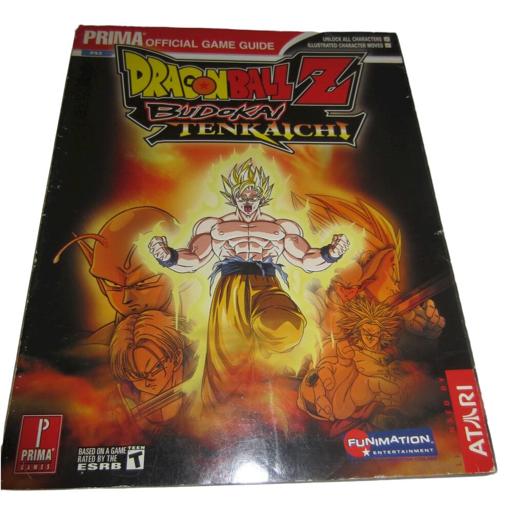 Dragon Ball Z Budokai Tenkaichi Prima Official Game Guide Funimation Atari PS2